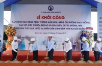  Khởi công xây dựng công trình Trường mầm non; nâng cấp đường giao thông; nạo vét, kiên cố hóa bờ bao và sửa chữa, duy tu đường, hẻm trên địa bàn quận